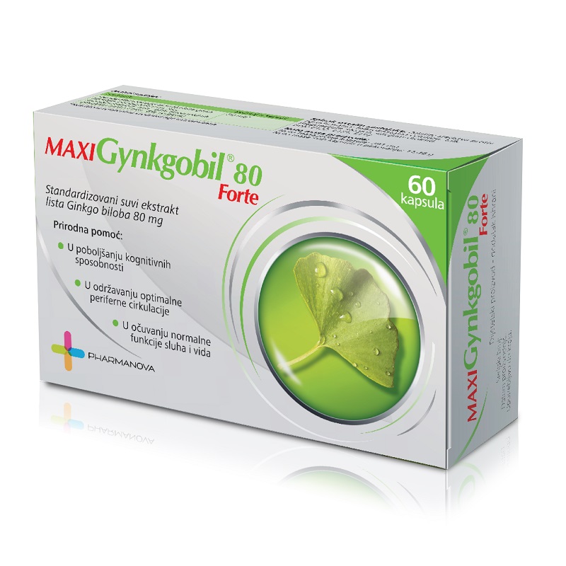 Gynkobil maxi forte 80 mg 60 kapsula